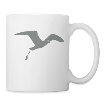 Goéland mouette - Mug blanc - blanc - Droite