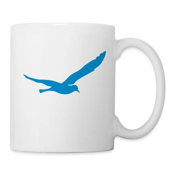 Goéland mouette - Mug blanc - blanc - Droite