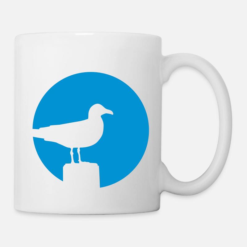 Möwe - Tasse - Weiß