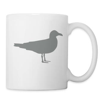 Goéland mouette - Mug blanc - blanc - Droite
