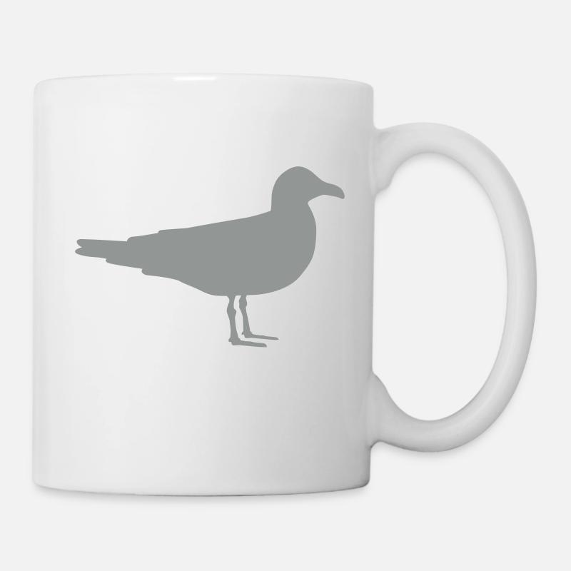 Goéland mouette - Mug blanc - blanc