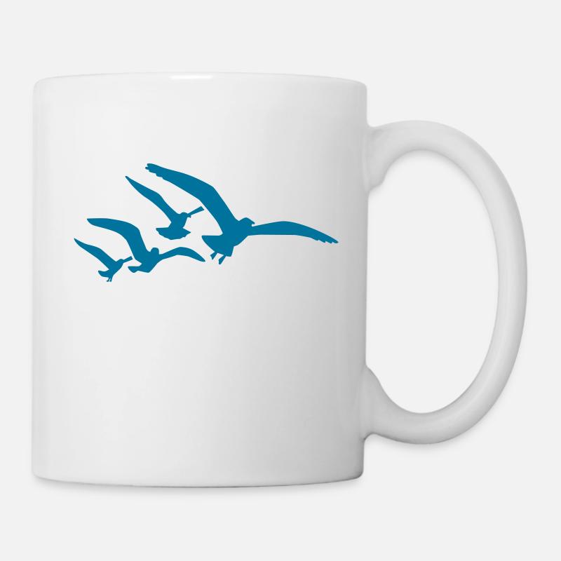 Möwen - Tasse - Weiß