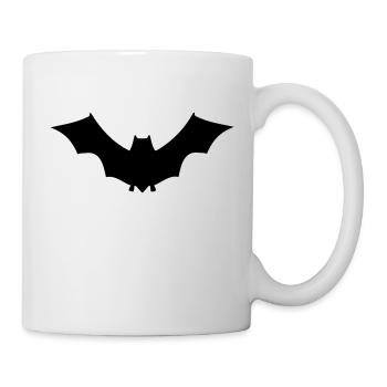 Fledermaus - Tasse - Weiß - Rechts
