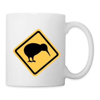 Kiwi - Tasse - Weiß - Rechts
