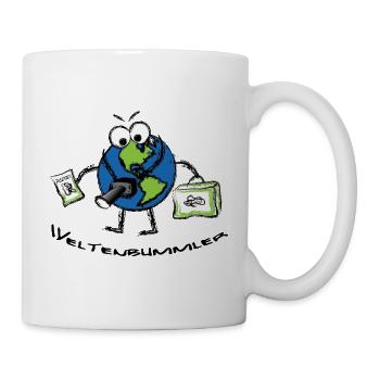 Globe-trotter - Mug blanc - blanc - Droite