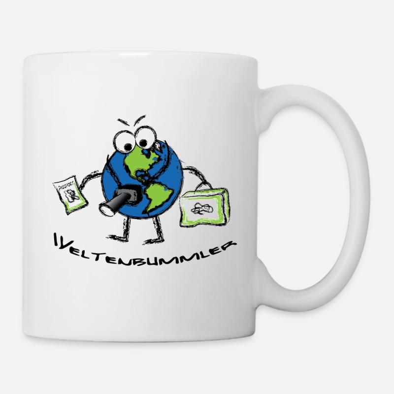 Globetrotter - Mug - white