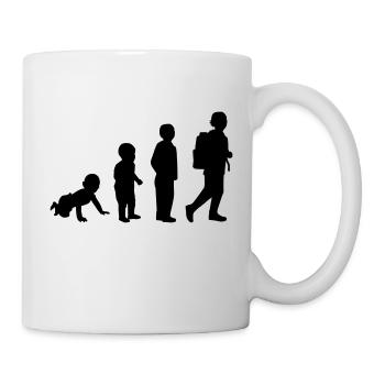 Schüler - Tasse - Weiß - Rechts