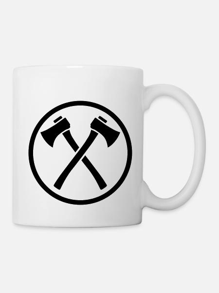 Axt - Tasse - Weiß