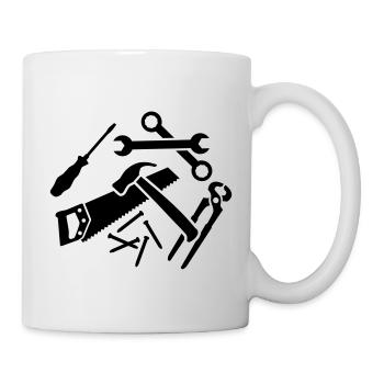 Werkzeug - Tasse - Weiß - Rechts