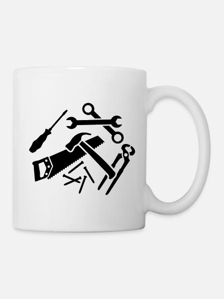 Outil - Mug blanc - blanc