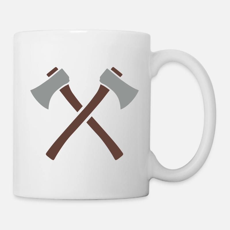 Axt - Tasse - Weiß