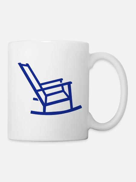 Schaukelstuhl - Tasse - Weiß