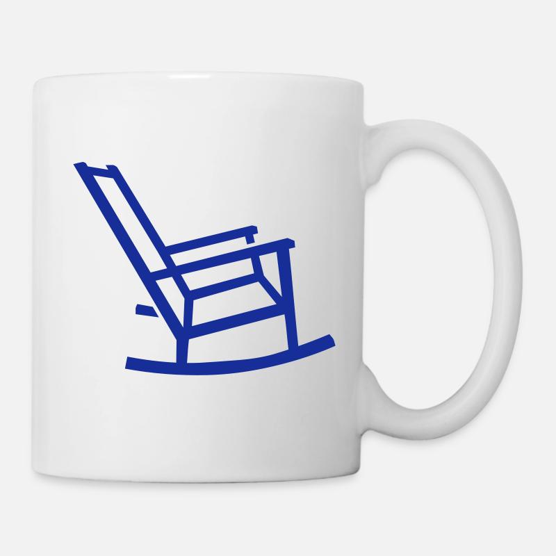 Schaukelstuhl - Tasse - Weiß