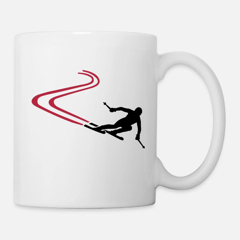 Ski - Tasse - Weiß