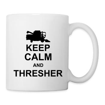 keep calm and thresher kg10 - Mug blanc - blanc - Droite
