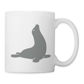 Robbe - Tasse - Weiß - Rechts