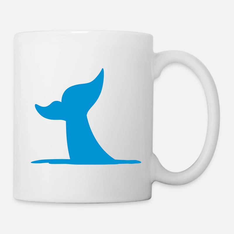 Wal - Tasse - Weiß