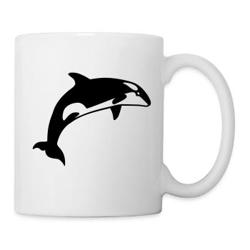Wal - Tasse - Weiß - Rechts