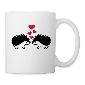 Igel - Tasse - Weiß - Rechts