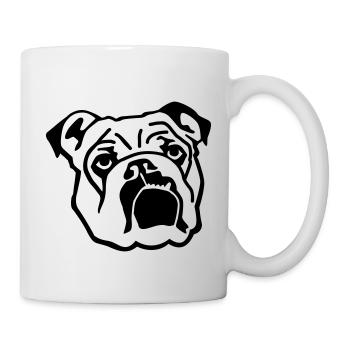 Bouledogue - Mug blanc - blanc - Droite