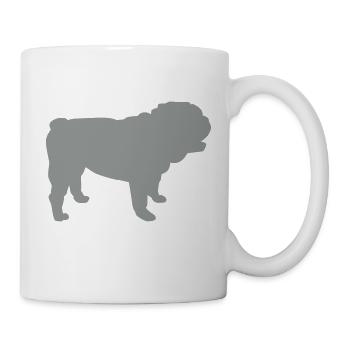 Bouledogue - Mug blanc - blanc - Droite