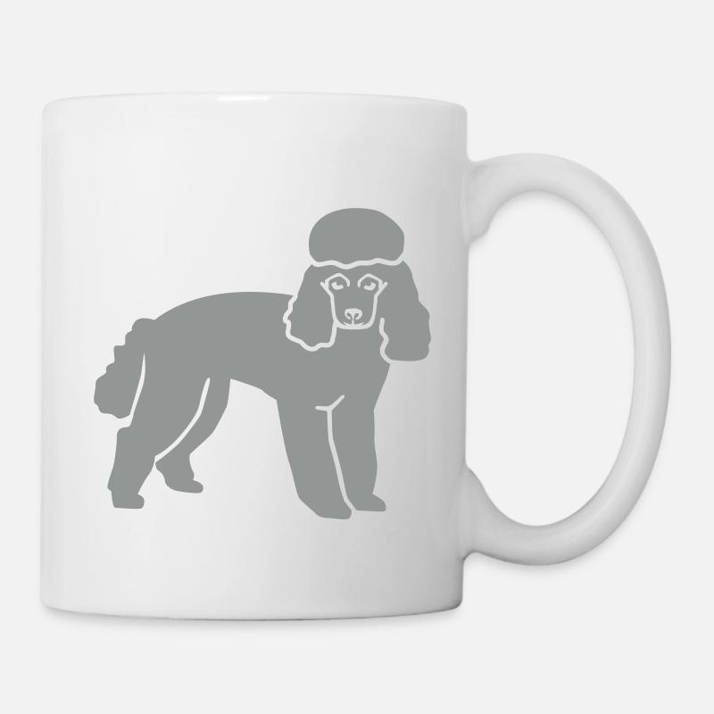 Pudel - Tasse - Weiß
