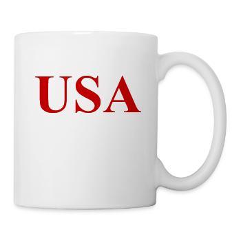 USA - Logo - Slogan - United States of America - Mug - white - Right