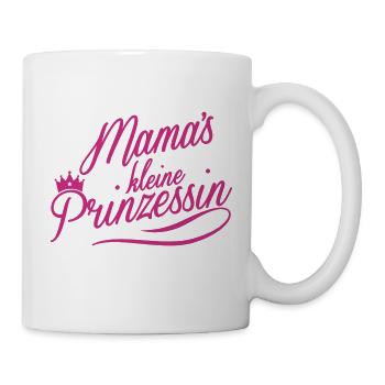 Mama's kleine Prinzessin - Tasse - Weiß - Rechts