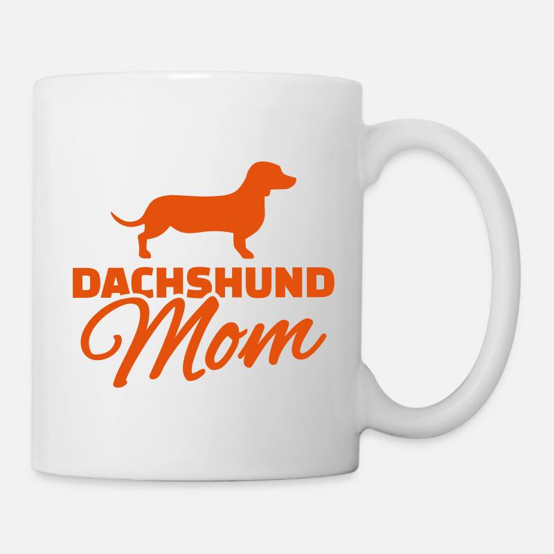 Dackel - Tasse - Weiß