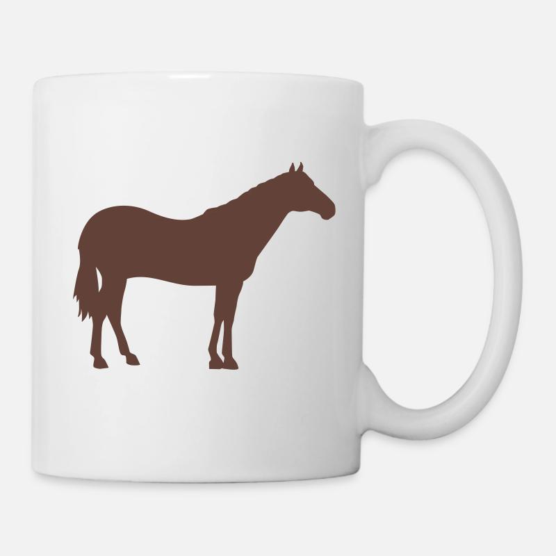 Cheval - Mug blanc - blanc