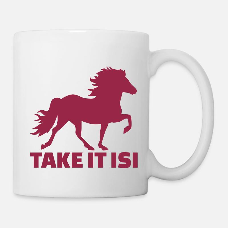 Islandpferd - Tasse - Weiß