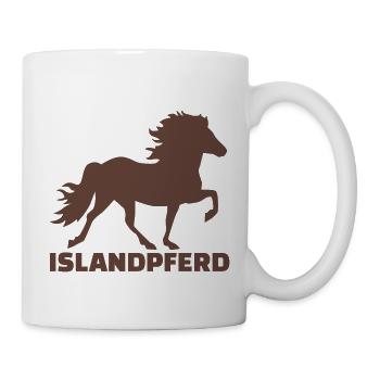 Islandpferd - Tasse - Weiß - Rechts
