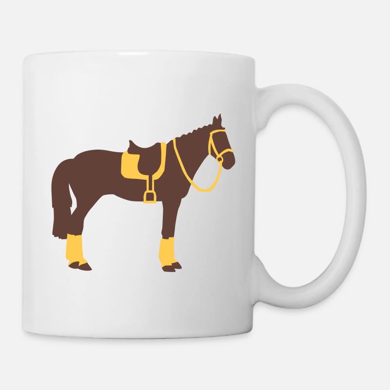 Pferd - Tasse - Weiß