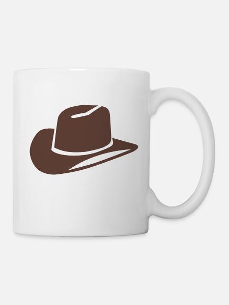 Cowboy - Tasse - Weiß