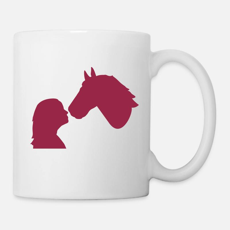Pferd - Tasse - Weiß