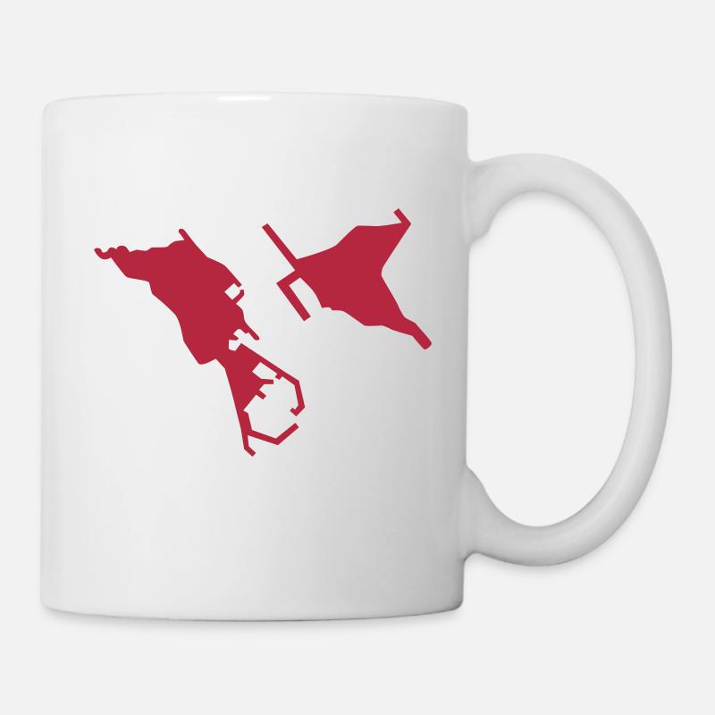 Helgoland - Tasse - Weiß