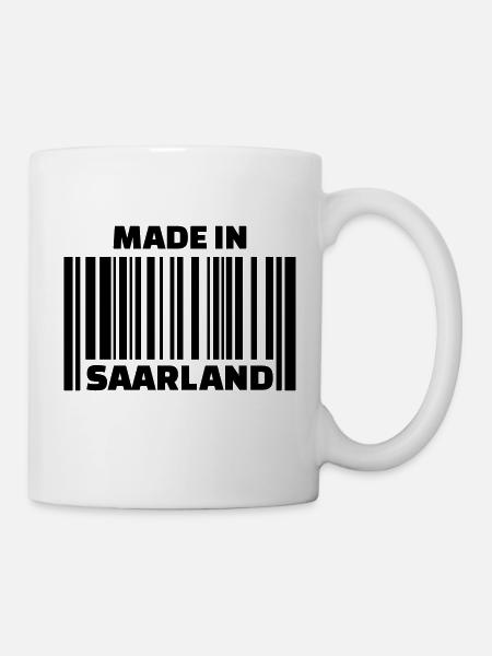 Saarland - Tasse - Weiß