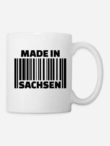 Sachsen - Tasse - Weiß