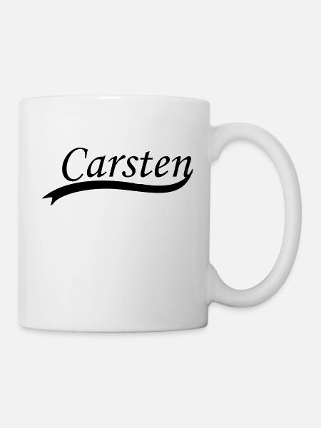carsten - Tasse - Weiß