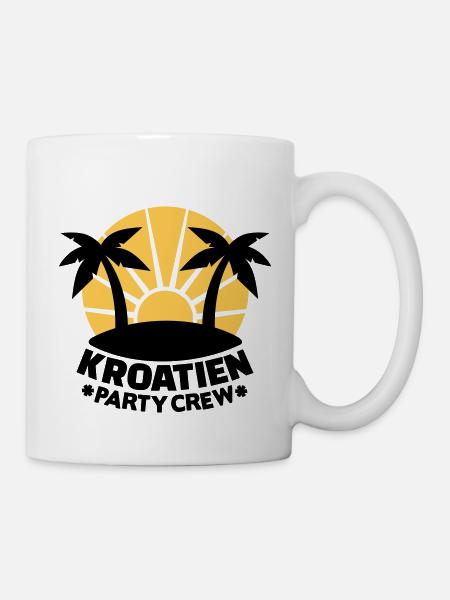 Kroatien - Tasse - Weiß