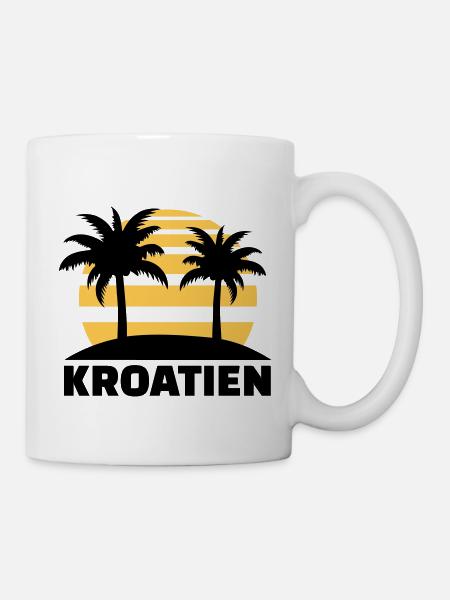 Kroatien - Tasse - Weiß