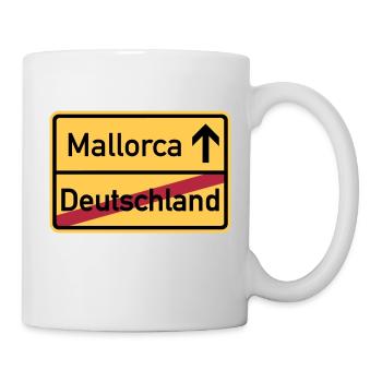 Mallorca - Tasse - Weiß - Rechts