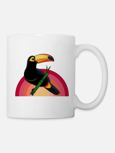 toucan - Mug blanc - blanc