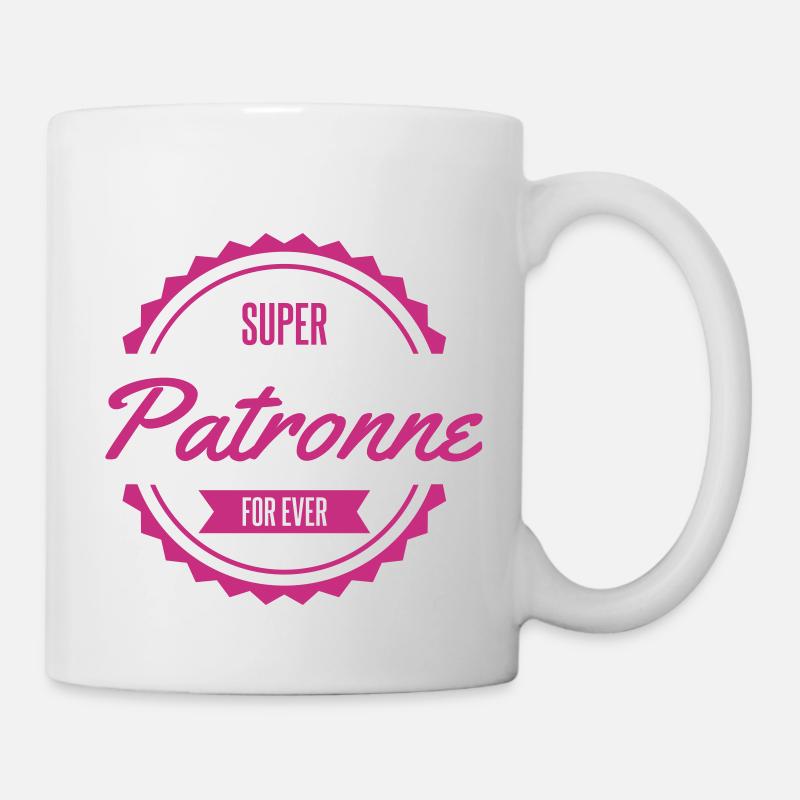 super patronne chef - Mug blanc - blanc