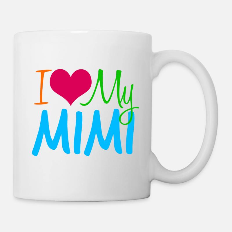 J'aime ma mimi - Mug blanc - blanc
