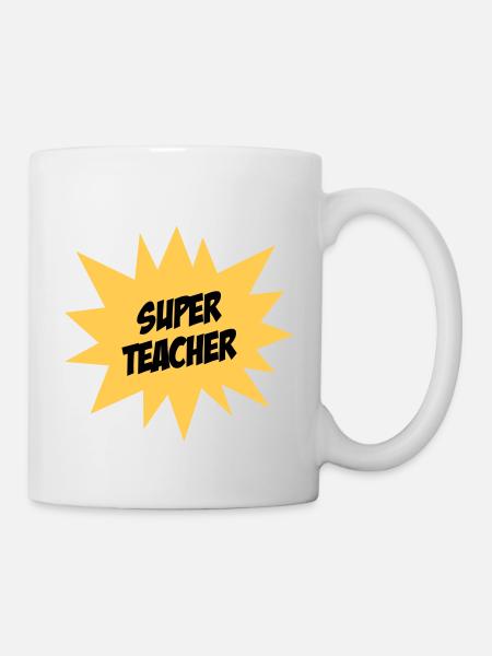 Lehrer / Professor / Schule / Lehrerin / Kind - Tasse - Weiß