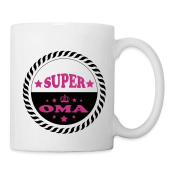 Super oma 111 - Tasse - Weiß - Rechts