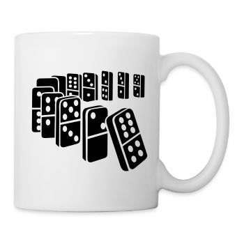 Domino - Tasse - Weiß - Rechts