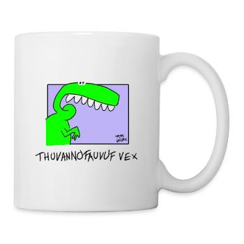 Thuvannofauvuf grows transp back - Mug - white - Right