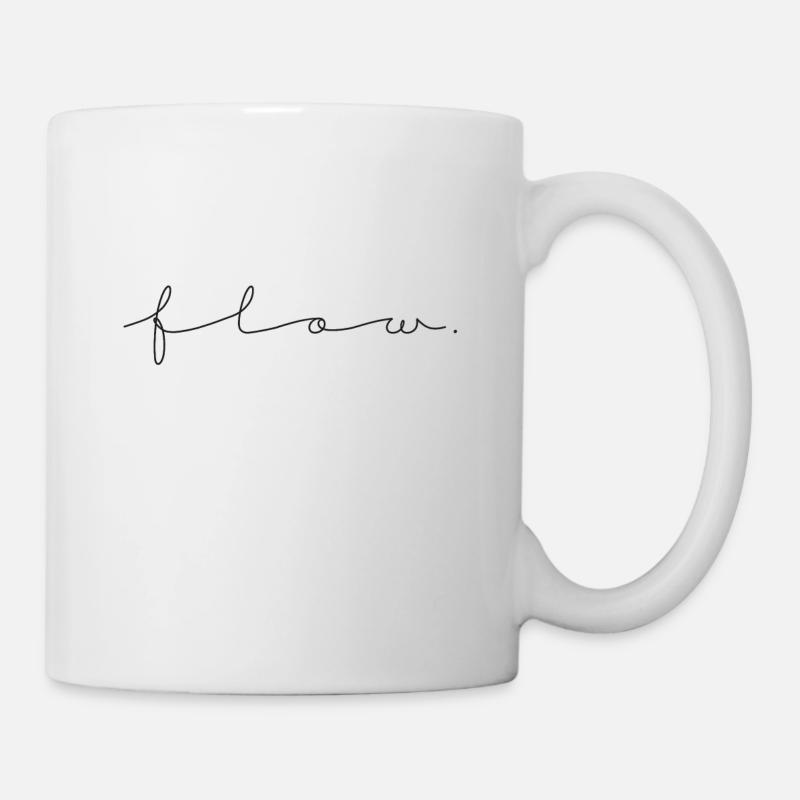 flow - Tasse - Weiß